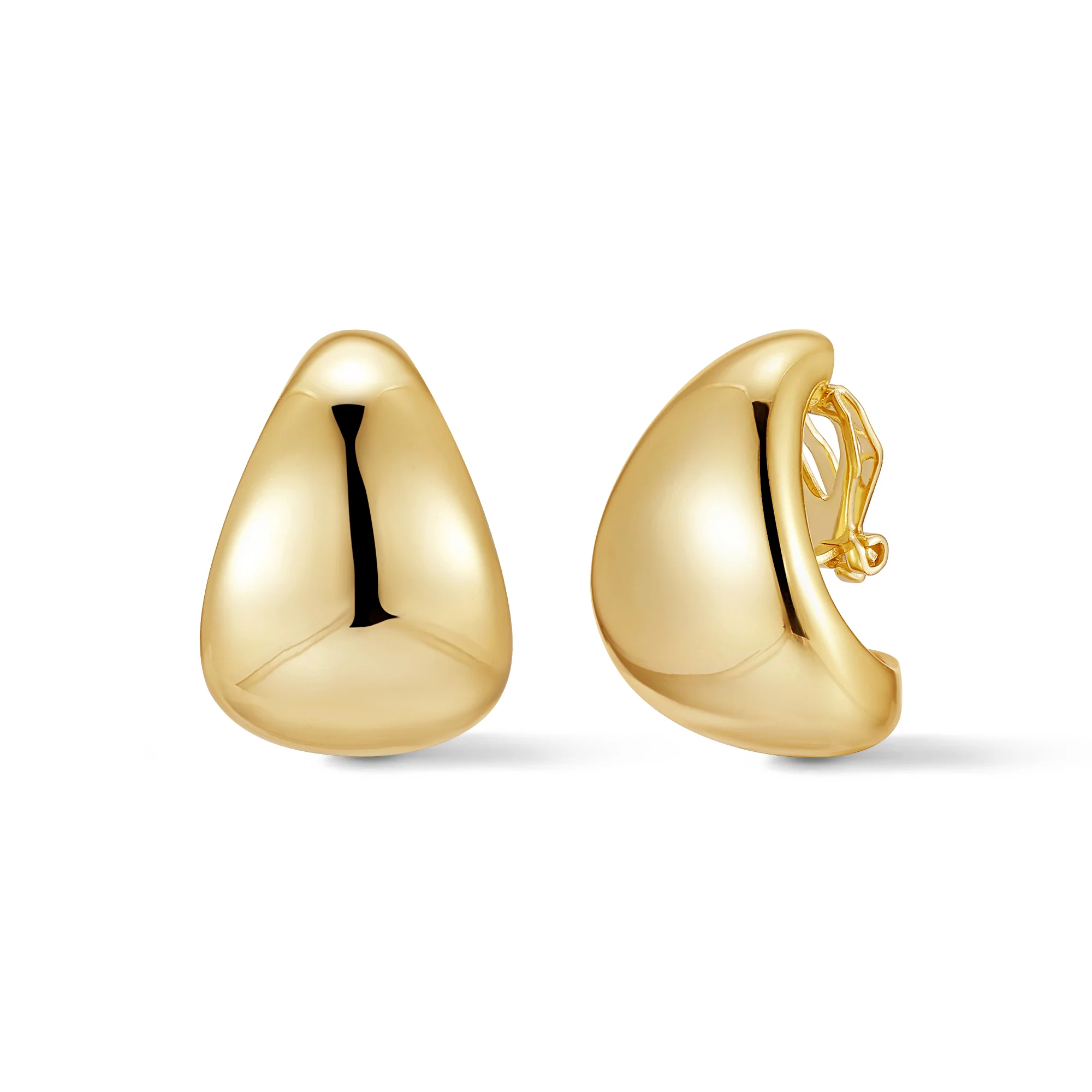 Image of Waterproof Sculpt Clip On Earrings