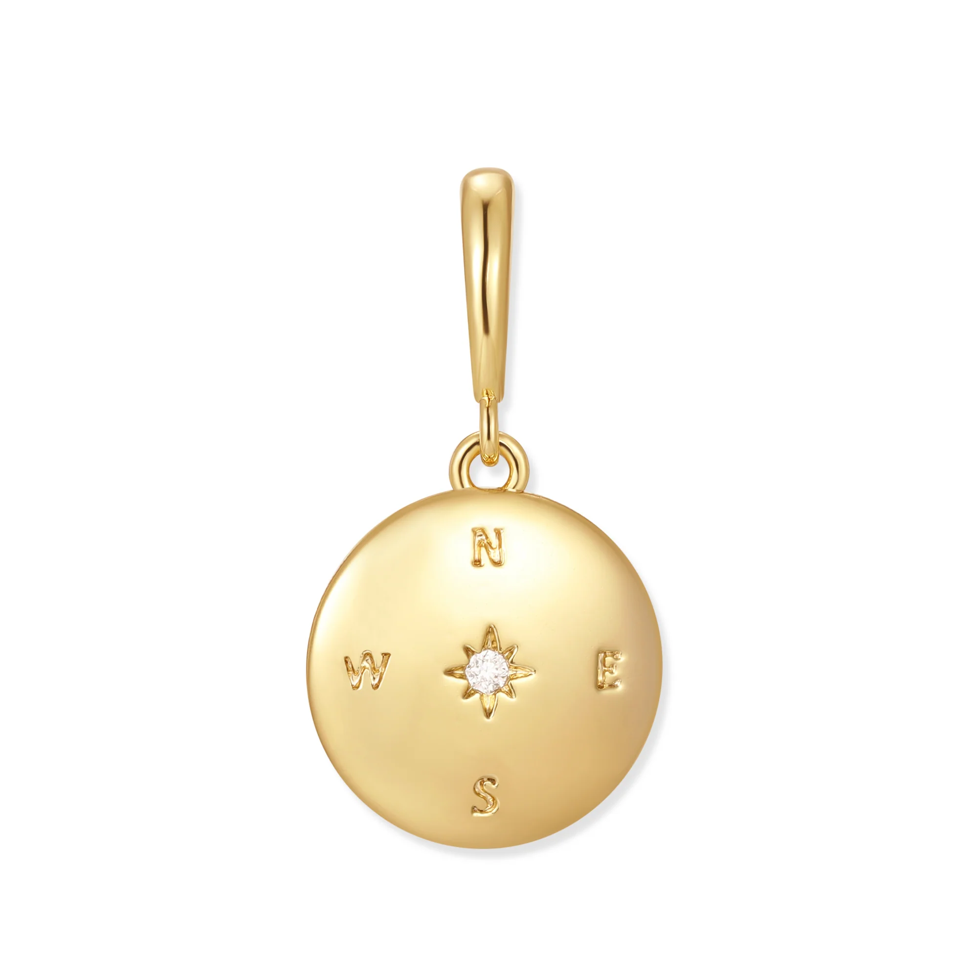 Image of Waterproof Compass Charm
