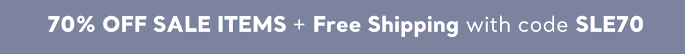 70% off sale with SLE70