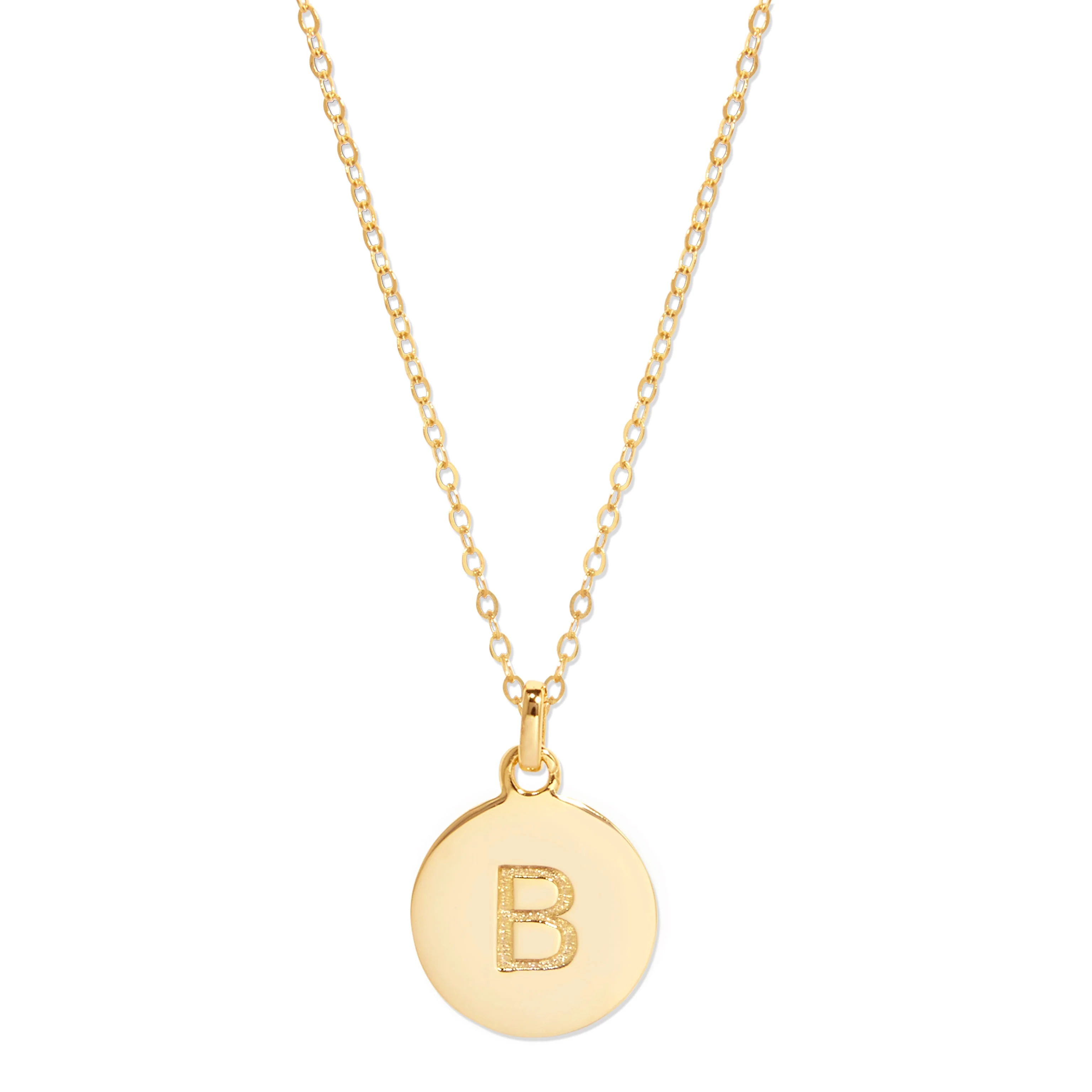 Image of Custom Initial Disc Necklace