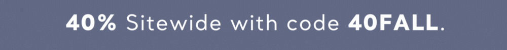 fall 40% off sale
