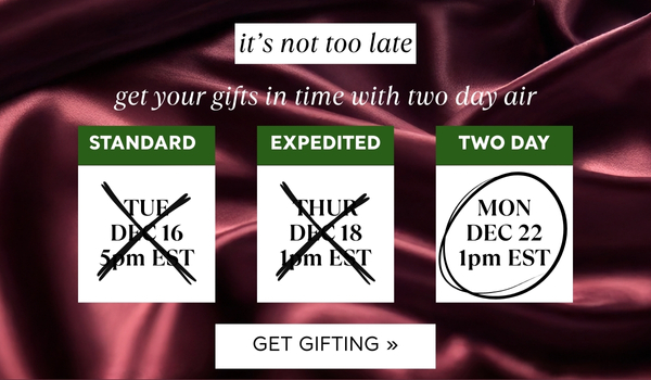 get your gift in time with 2 day shipping