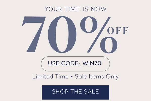 70% off sale with code WIN70