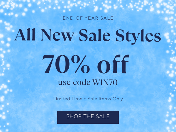 70% off sale with code WIN70