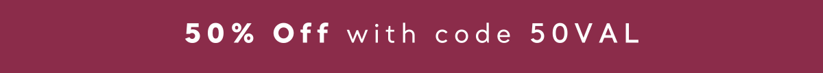 50% off with code 50val