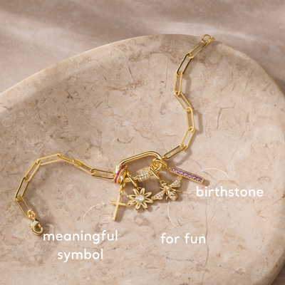 Build Your Own Carabiner Charm Bracelet