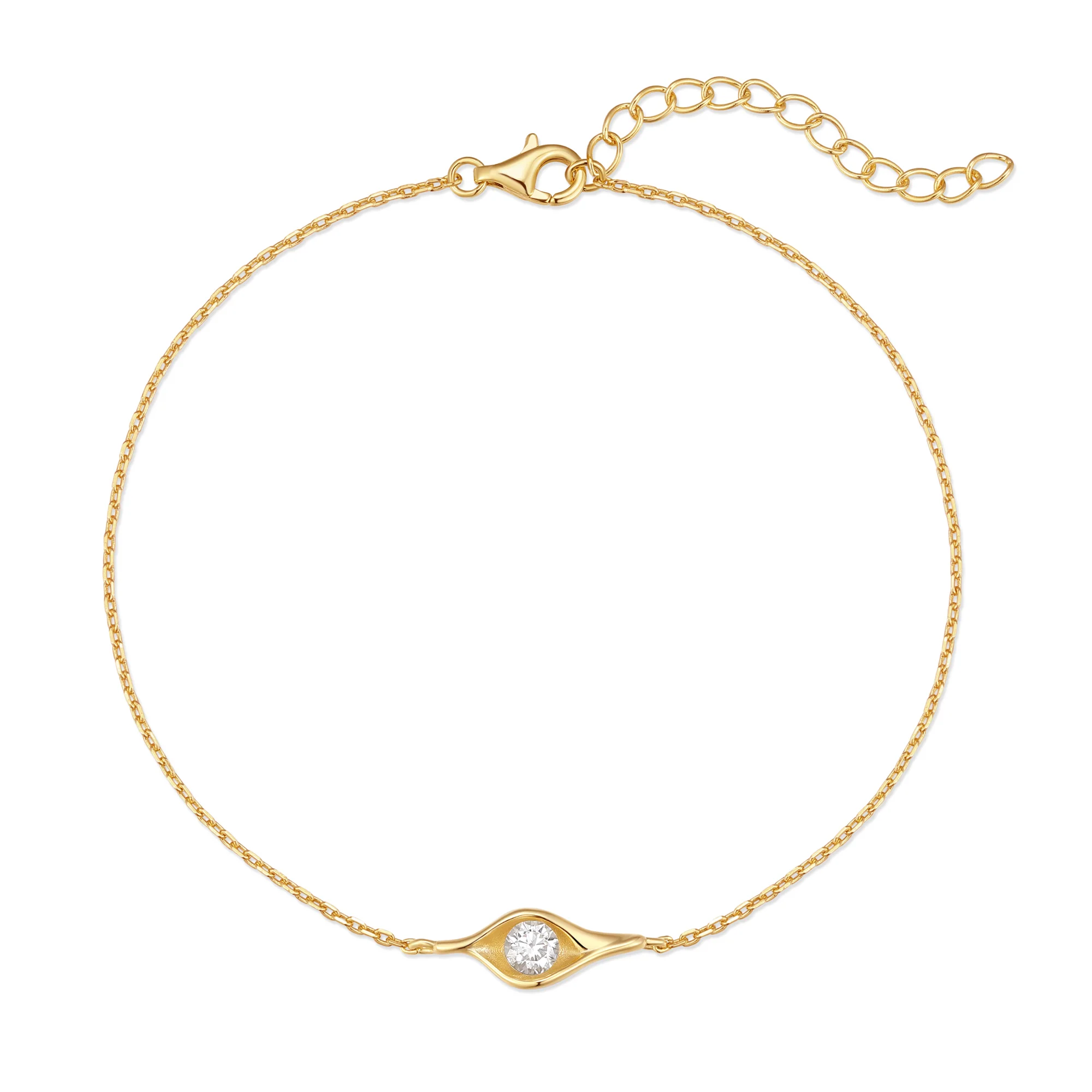 Image of Moissanite Pea and the Pod Bracelet