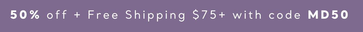 50% off with code MD50