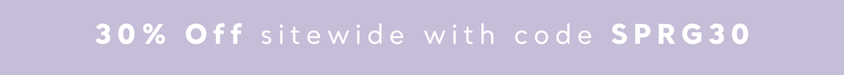 30% off with code SPRG30