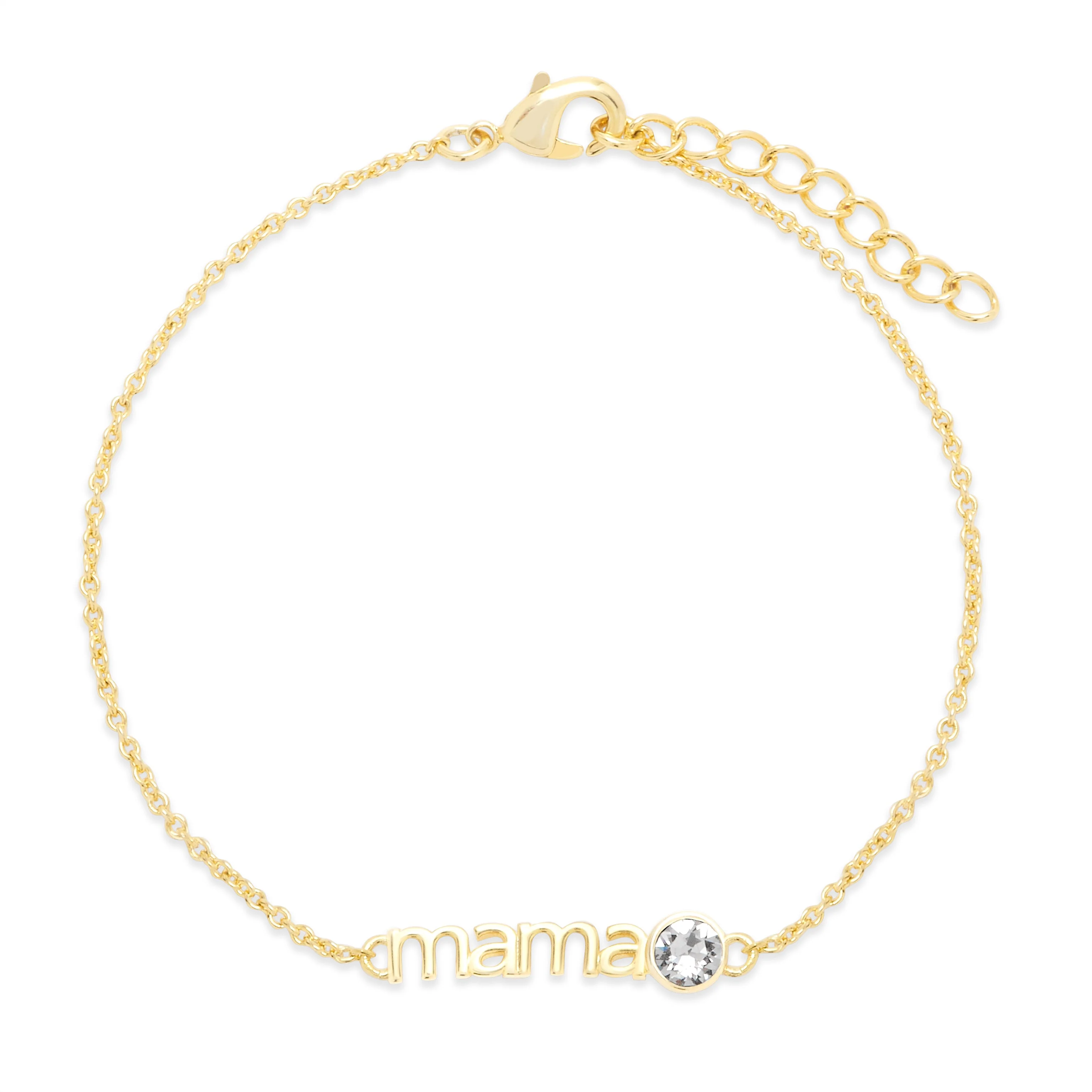 Image of Custom Birthstone Mama Bracelet