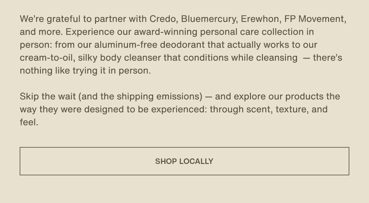 shop locally