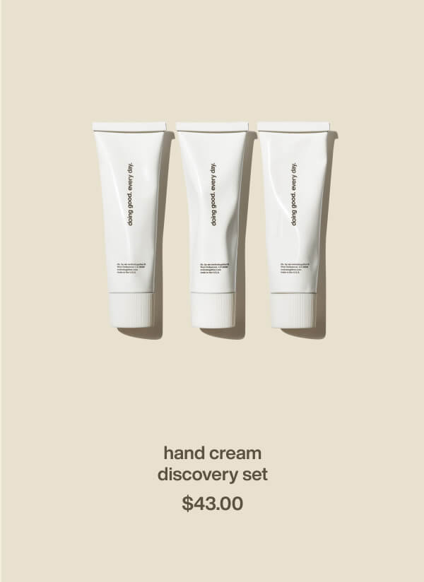 hand cream discovery set | $43.00