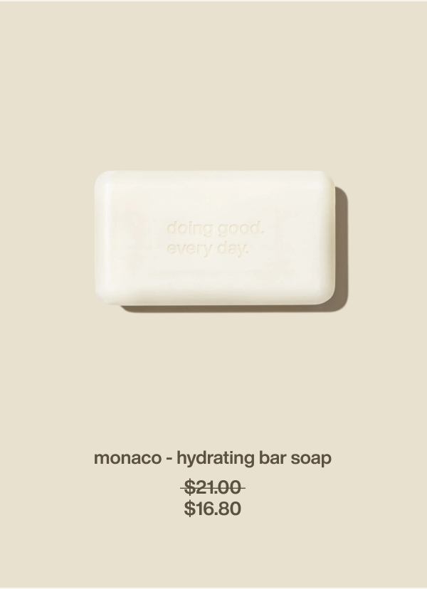 monaco - hydrating bar soap | $16.80