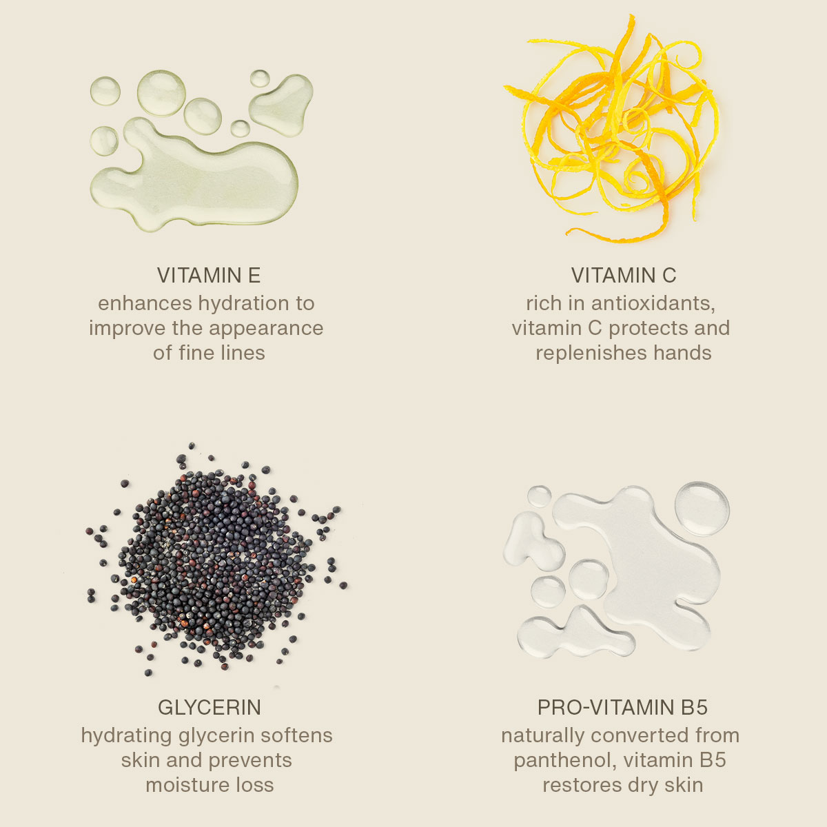 hand cream formulation