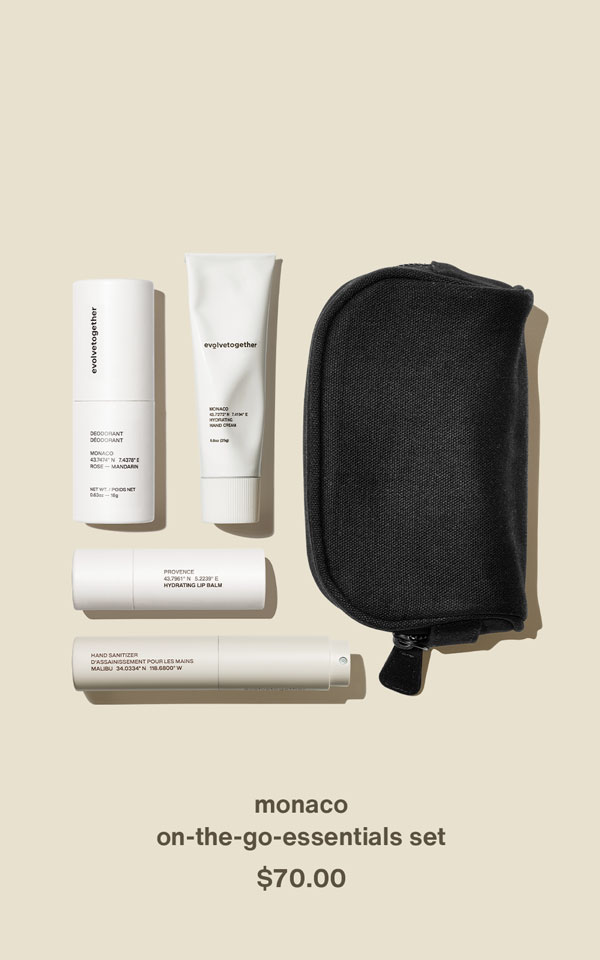 monaco on-the-go essentials set