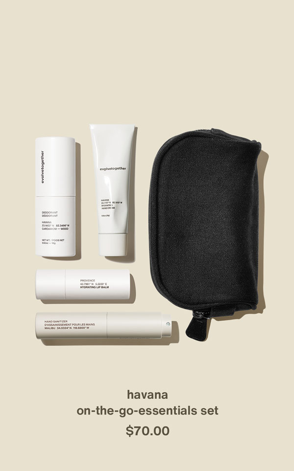 havana on-the-go essentials set