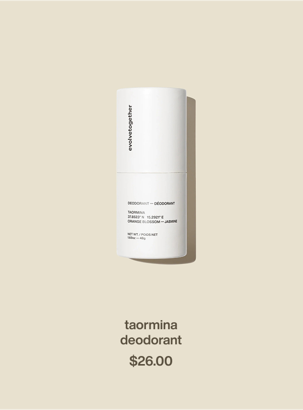 taormina deodorant | $26.00