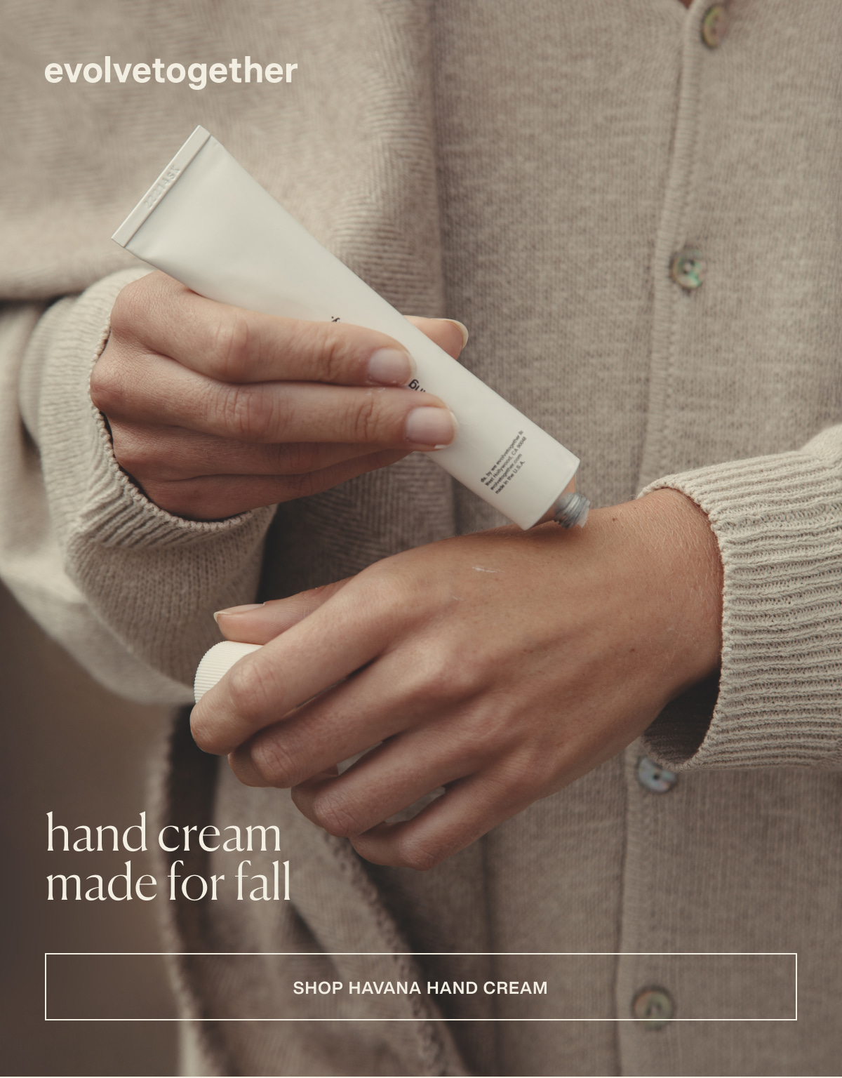 evolvetogether | hand cream made for fall | [ shop havana hand cream ]