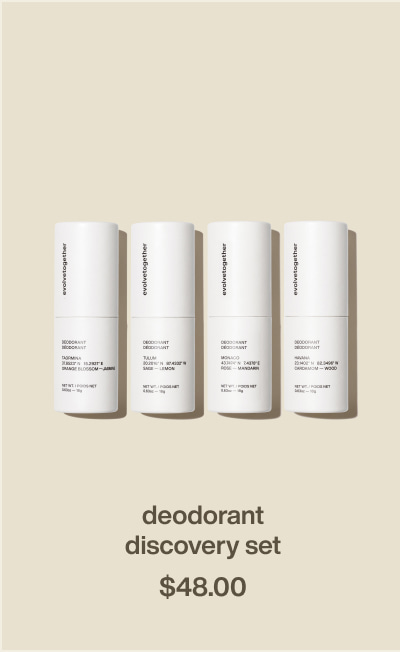 deodorant discovery set | $48.00