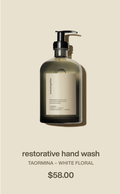 restorative hand wash | taormina – white floral | $58.00