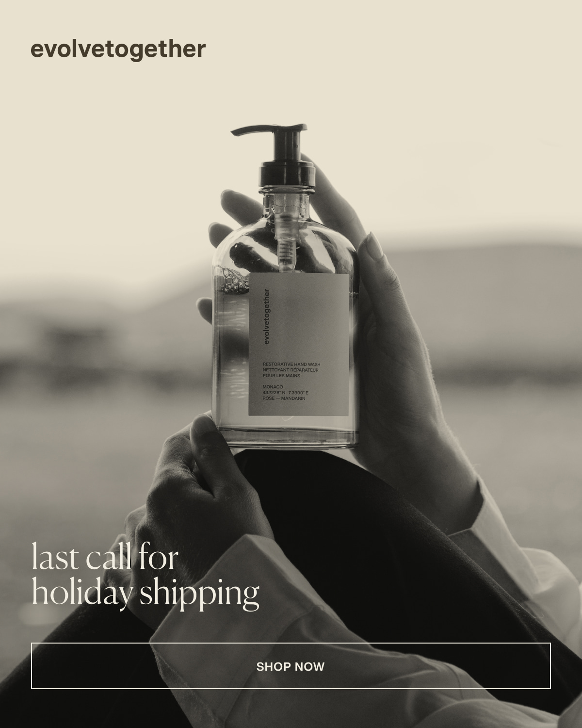evolvetogether | last call for holiday shipping | [ shop now ]