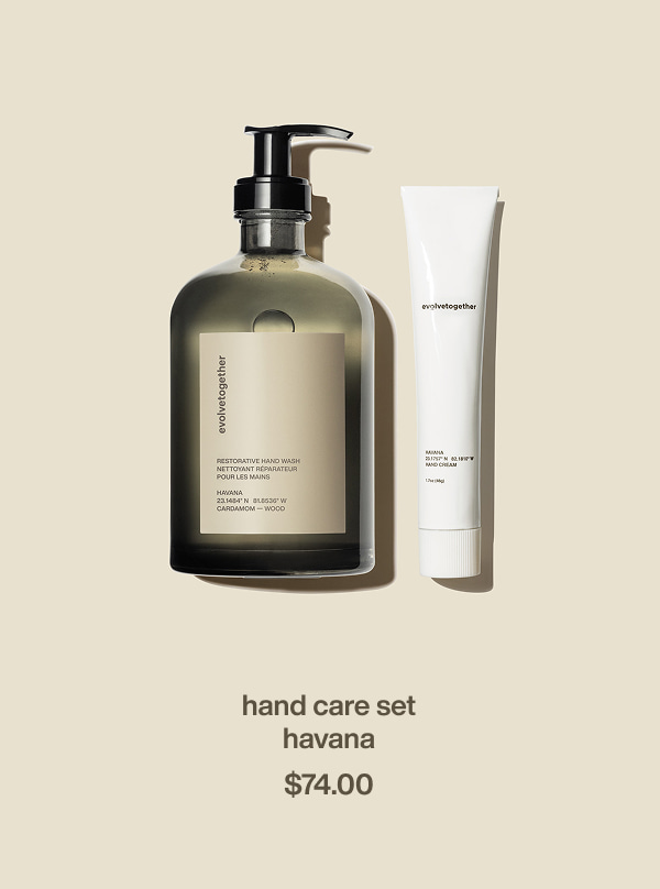 hand care set | havana | $74.00