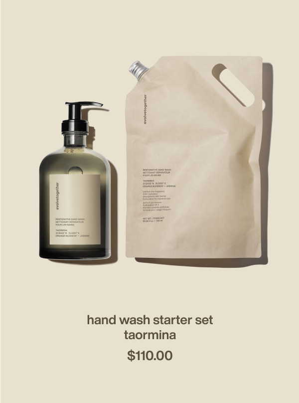 hand wash starter set | taormina | $110.00