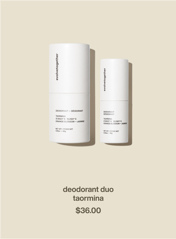deodorant duo | taormina | $36.00