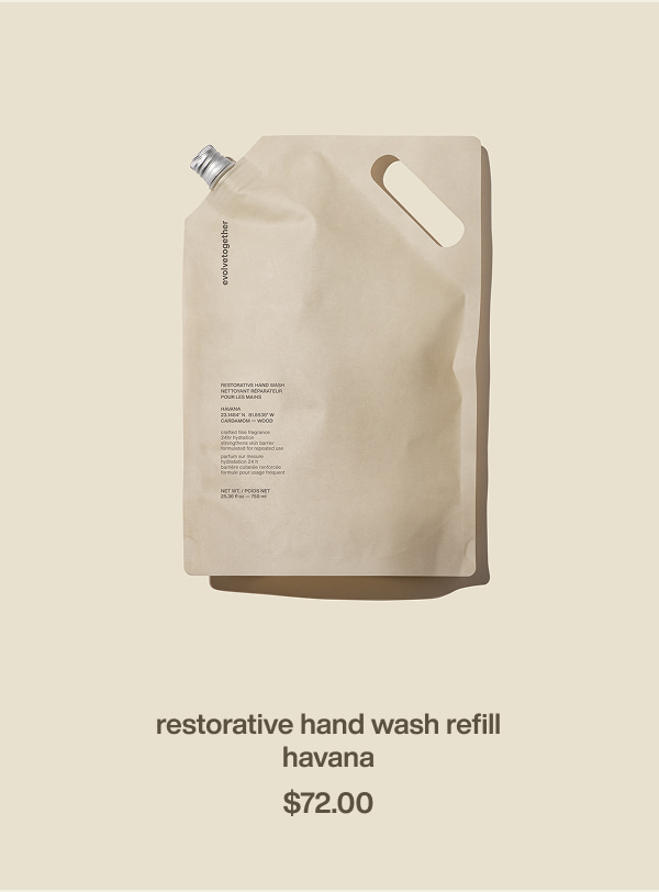 restorative hand wash refill | havana | $72.00