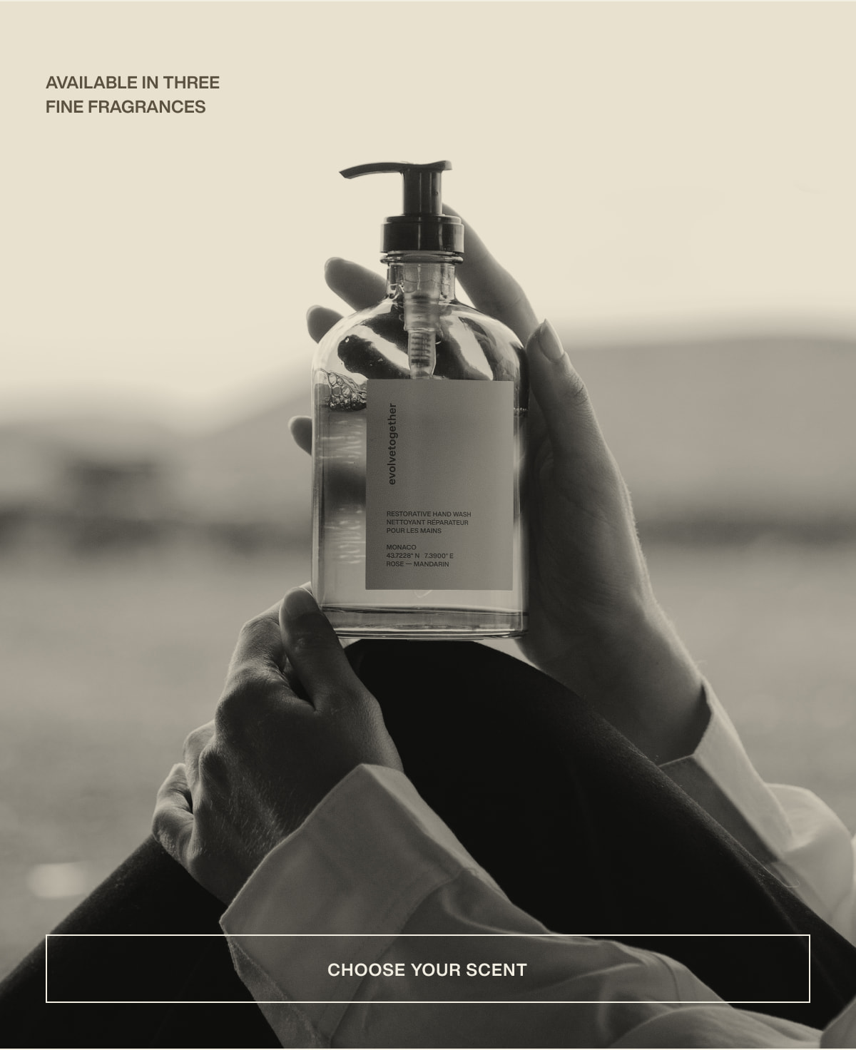 available in three fine fragrances | [ choose your scent ]