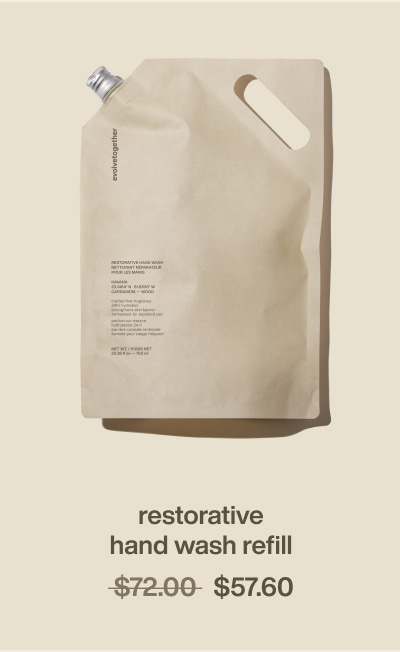 restorative hand wash refill | $57.60 