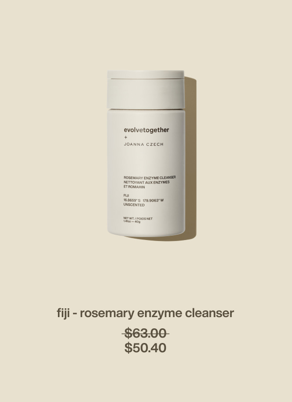 fiji - rosemary enzyme cleanser | $50.40