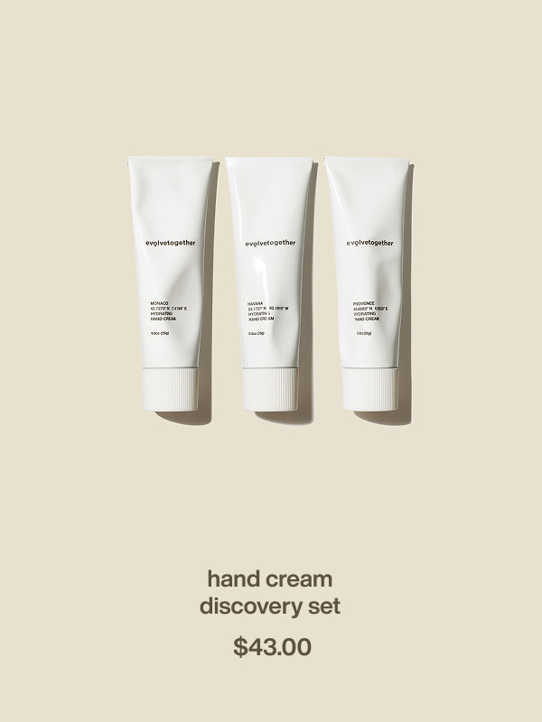 hand cream discovery set | $43.00