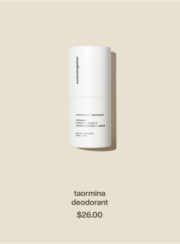 taormina | deodorant | $26.00