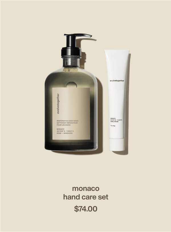 monaco | hand care set | $74.00