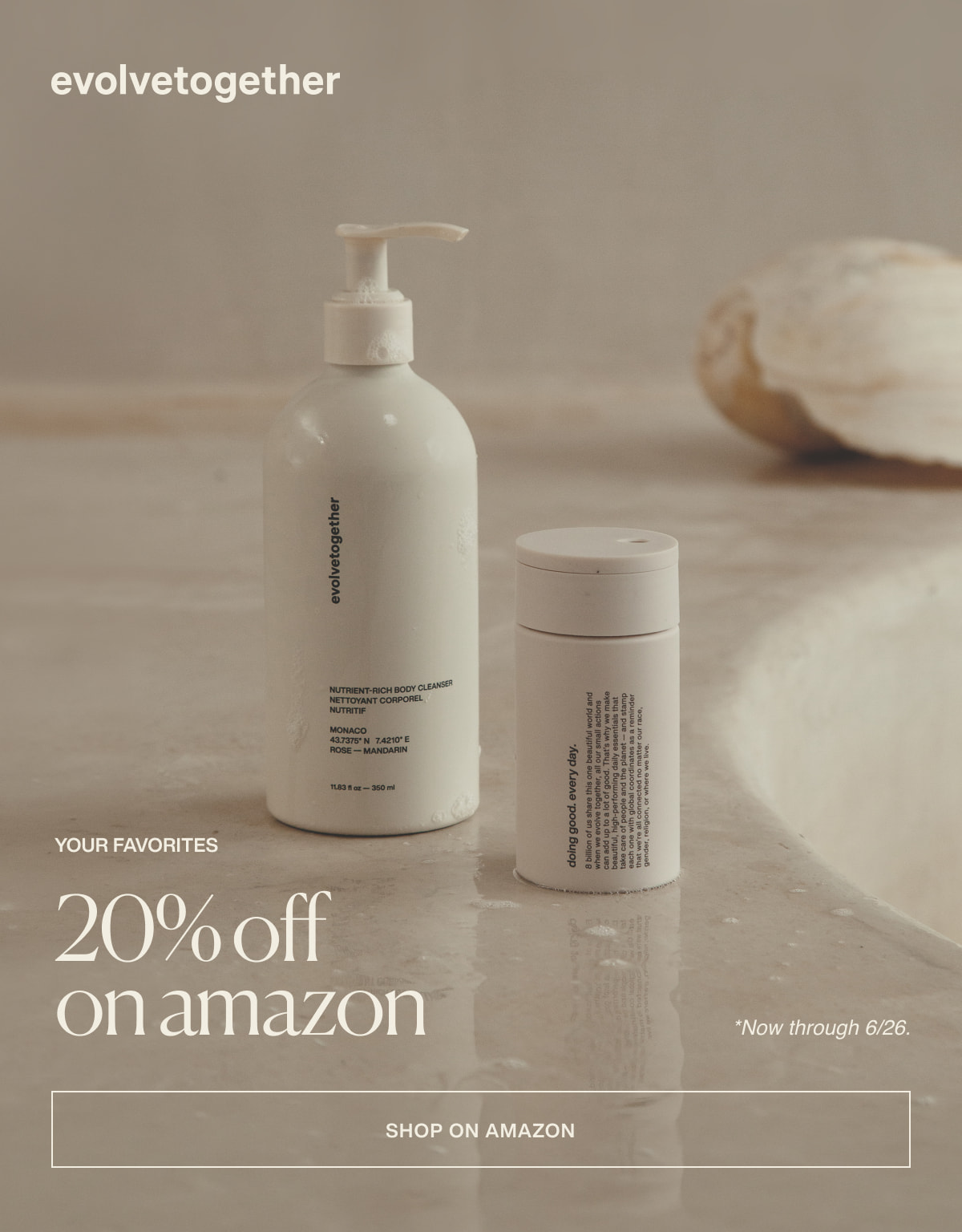 evolvetogether | your favorites 20% off on amazon | *Now through 6/26. | [ shop on amazon ]
