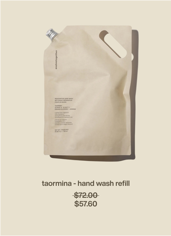 taormina - hand wash refill | $57.60