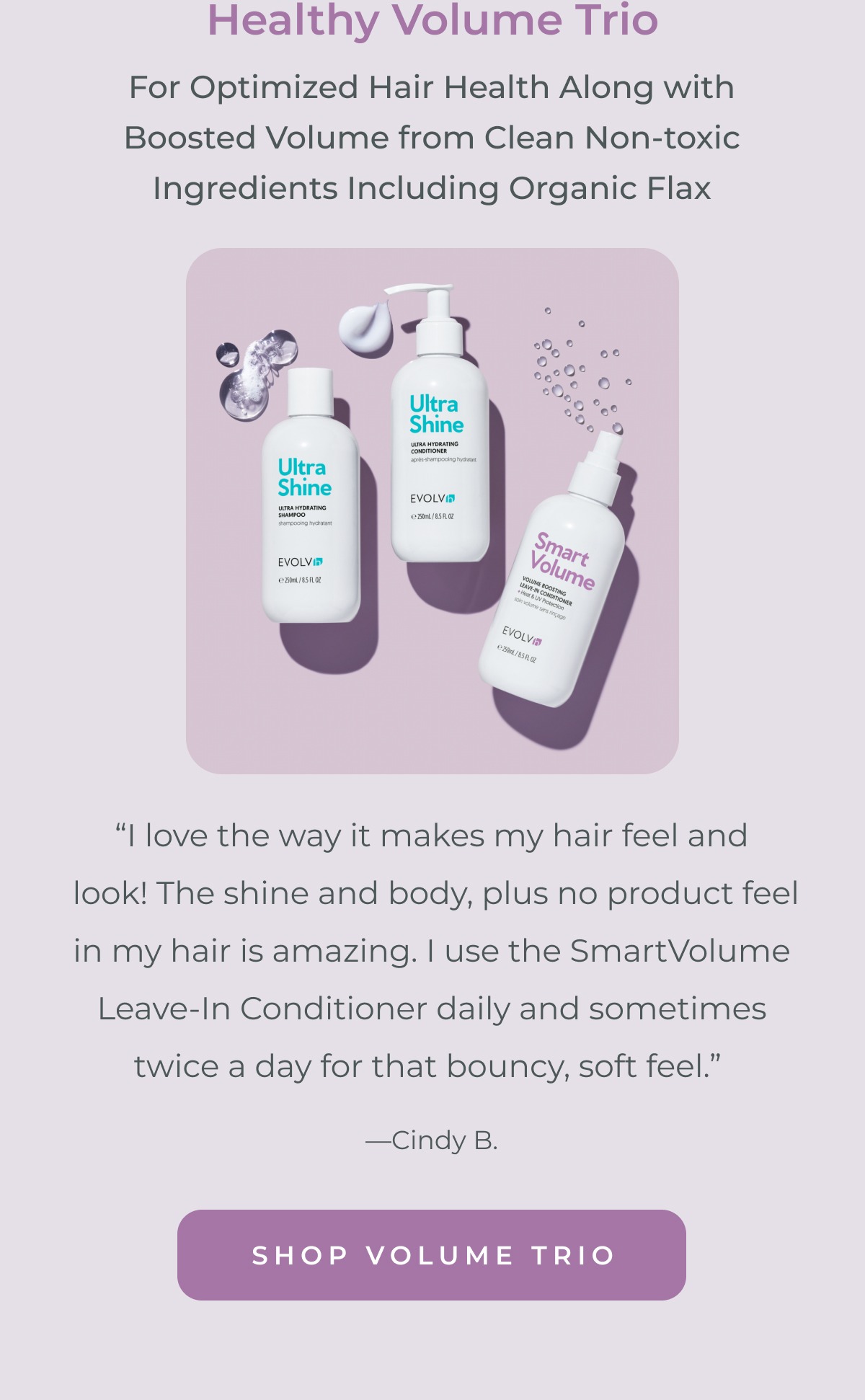 Shop Healthy Volume Trio
