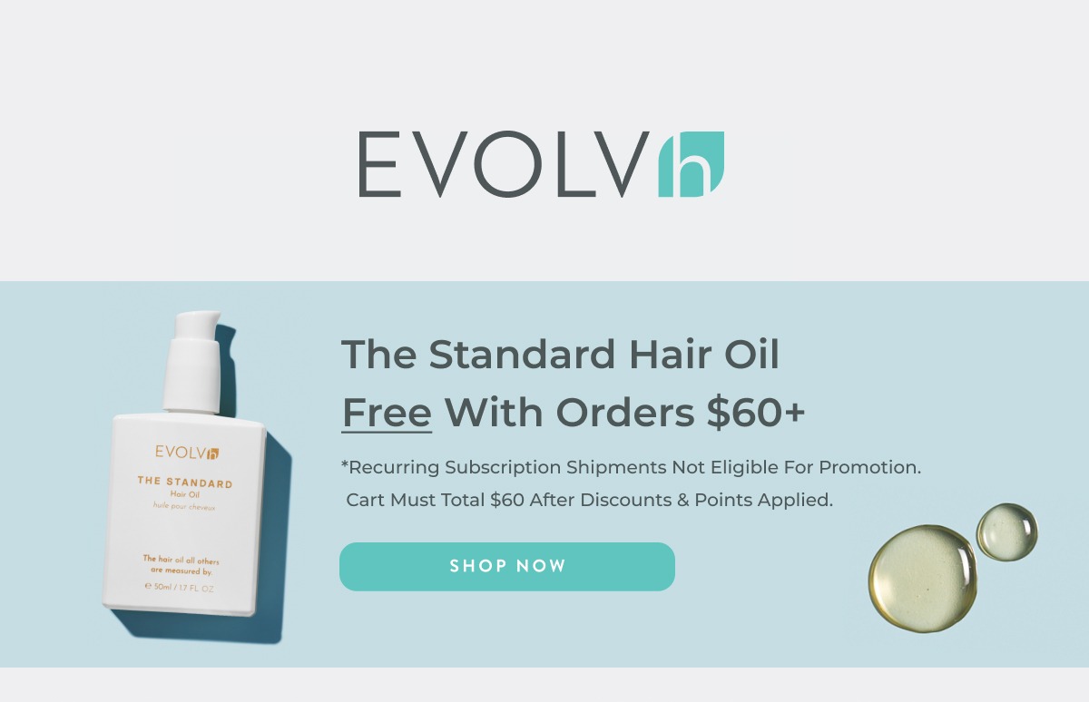 Score The Standard Hair Oil free with orders $60 and over.