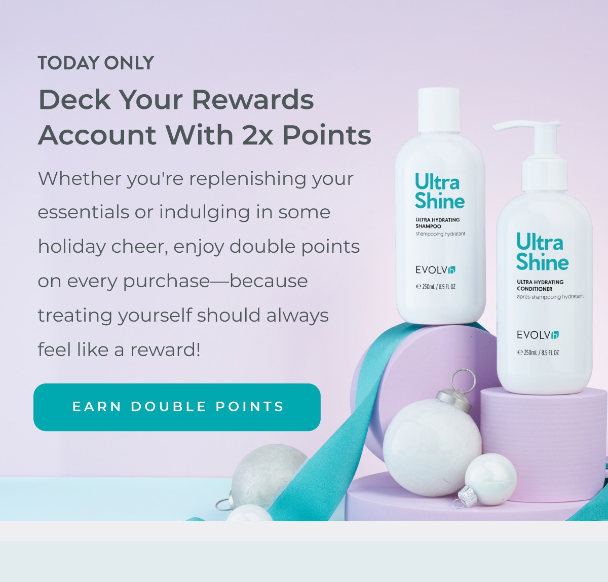 Earn double rewards until midnight!