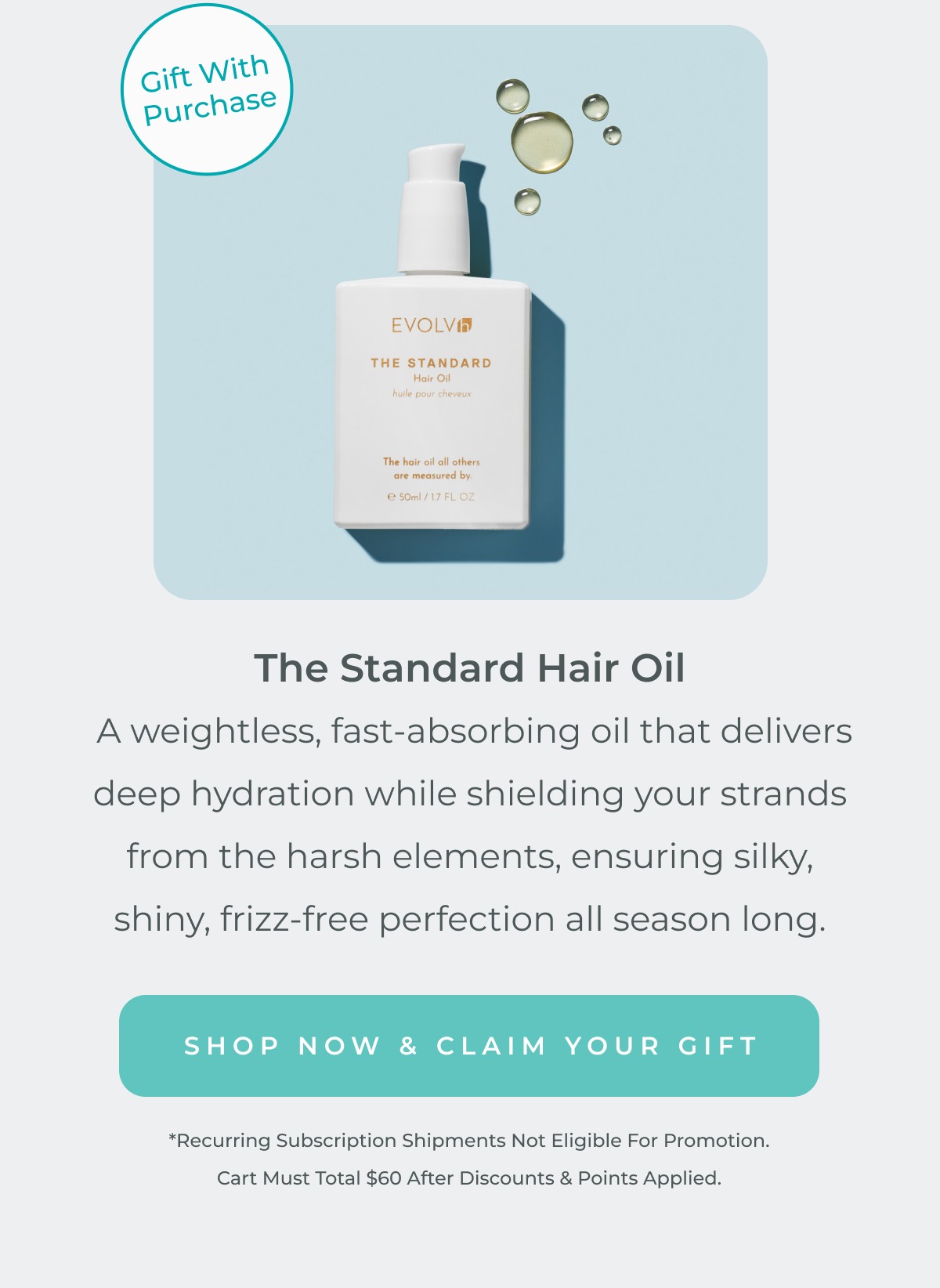 Shop The Standard Hair OIl (yours free with orders $60+).
