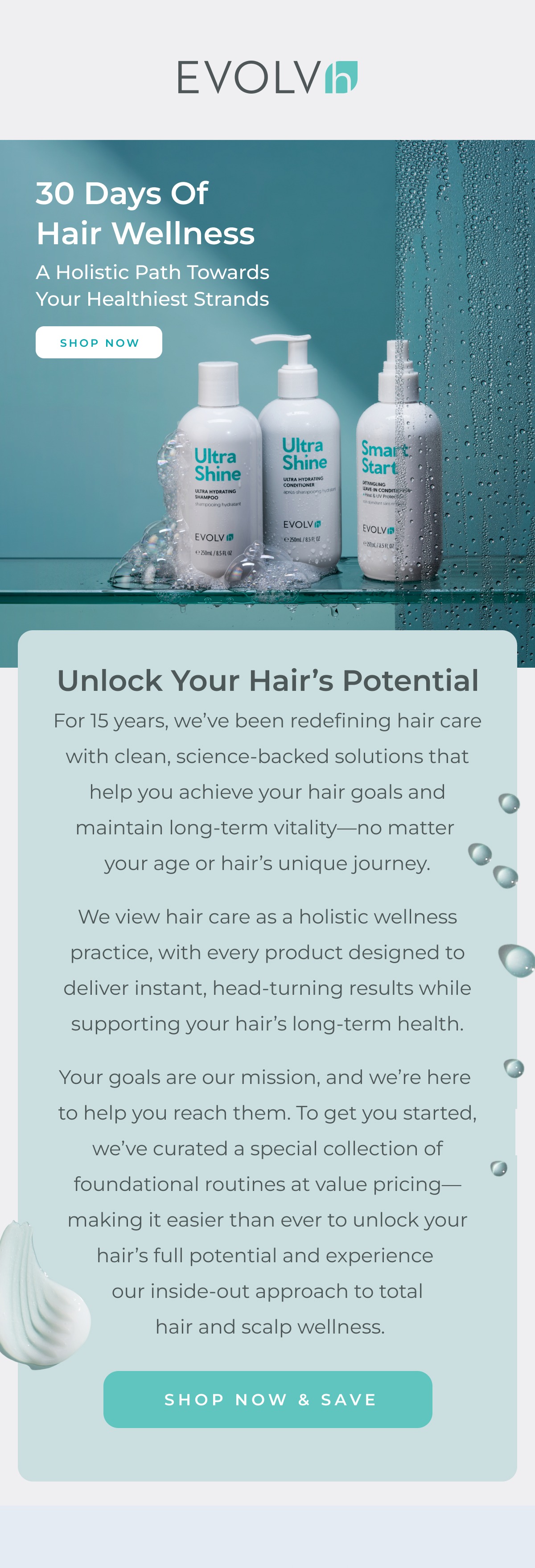 Save on the 30 Days of Hair Wellness Collection.