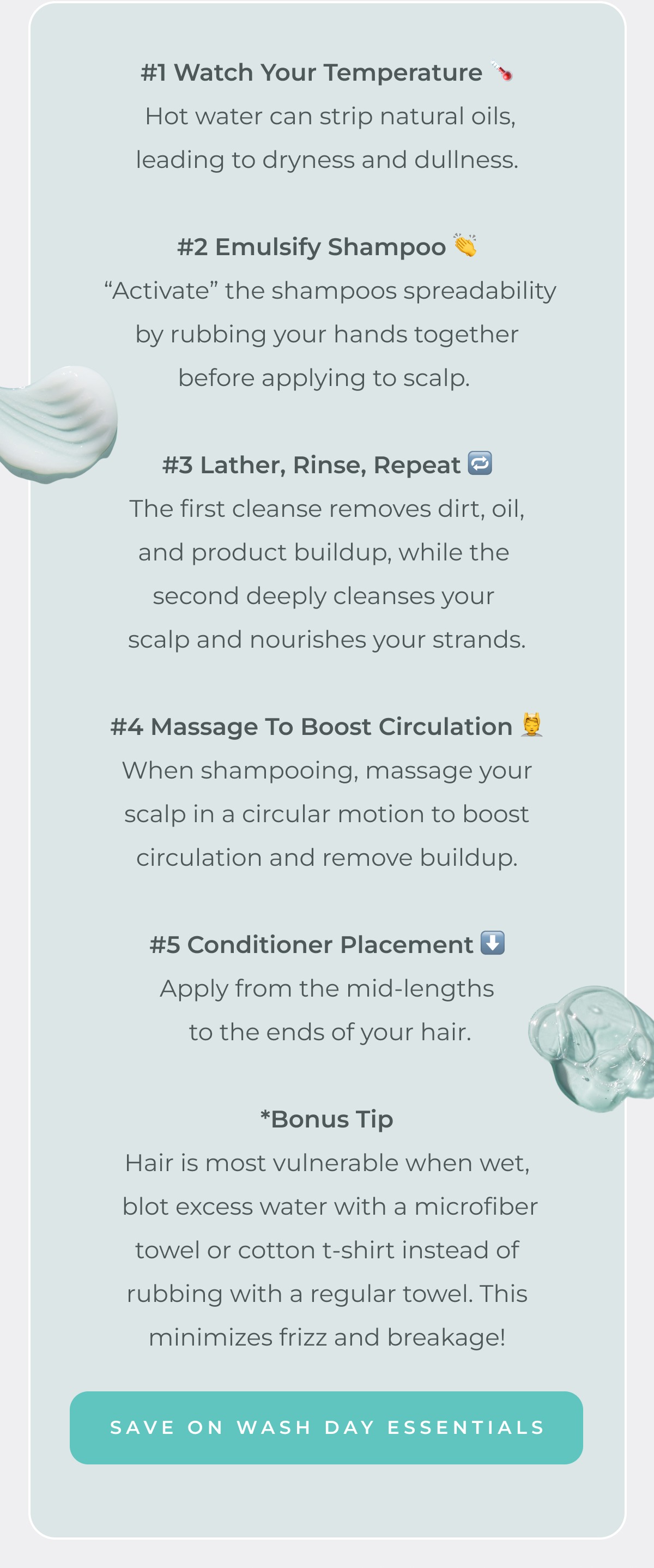 Save on Wash Day Essentials