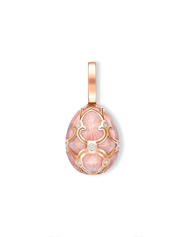 Guilloché Enamel Egg Charm