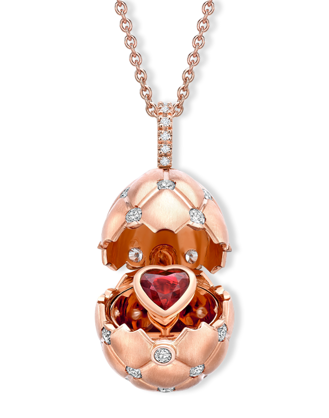 Brushed Heart Surprise Locket
