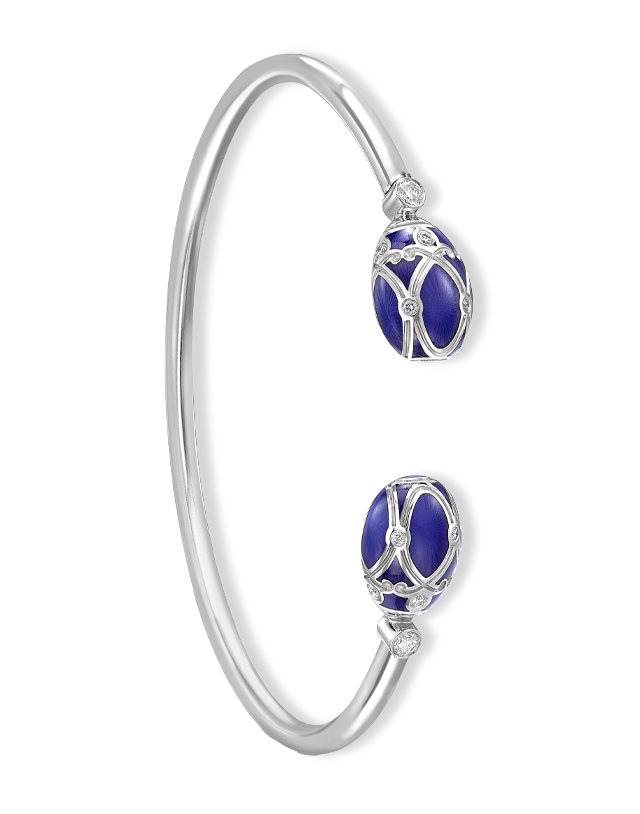 Palais Guilloché Enamel Open Set Bracelet