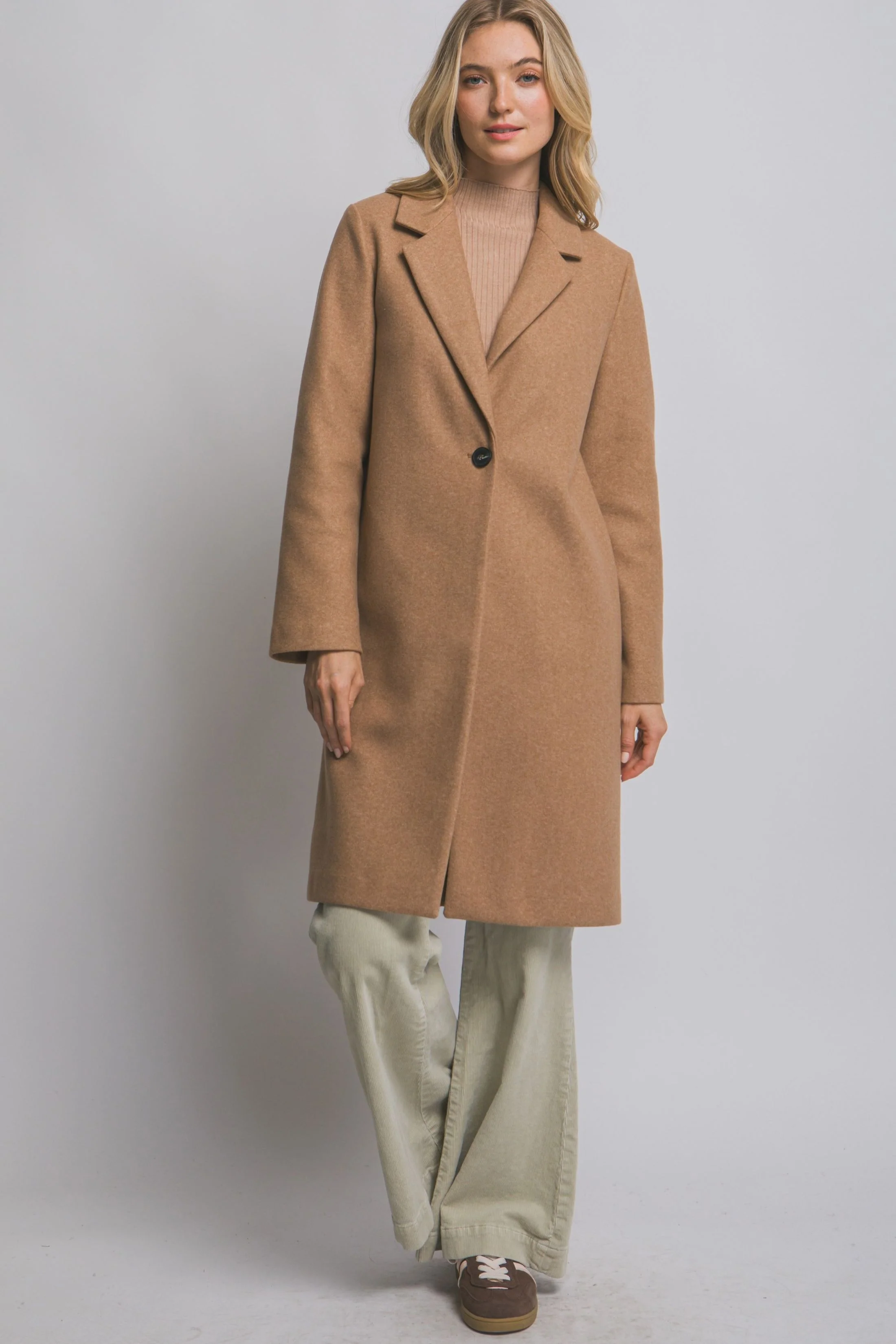 Image of Laken Classic Single Breasted Long Coat