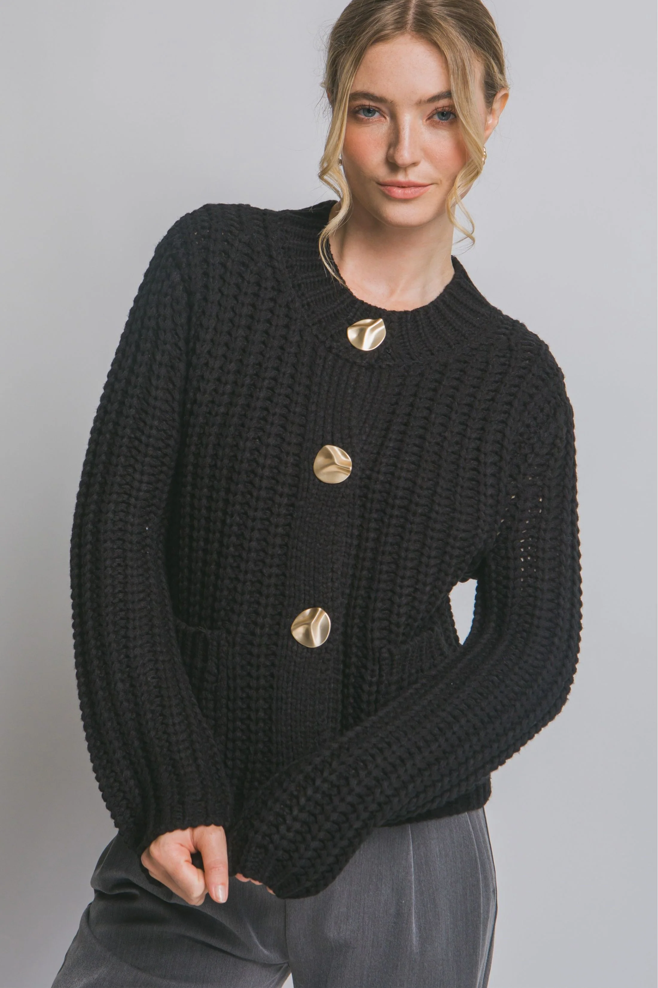 Image of Frankie Chunky Knit Cardigan