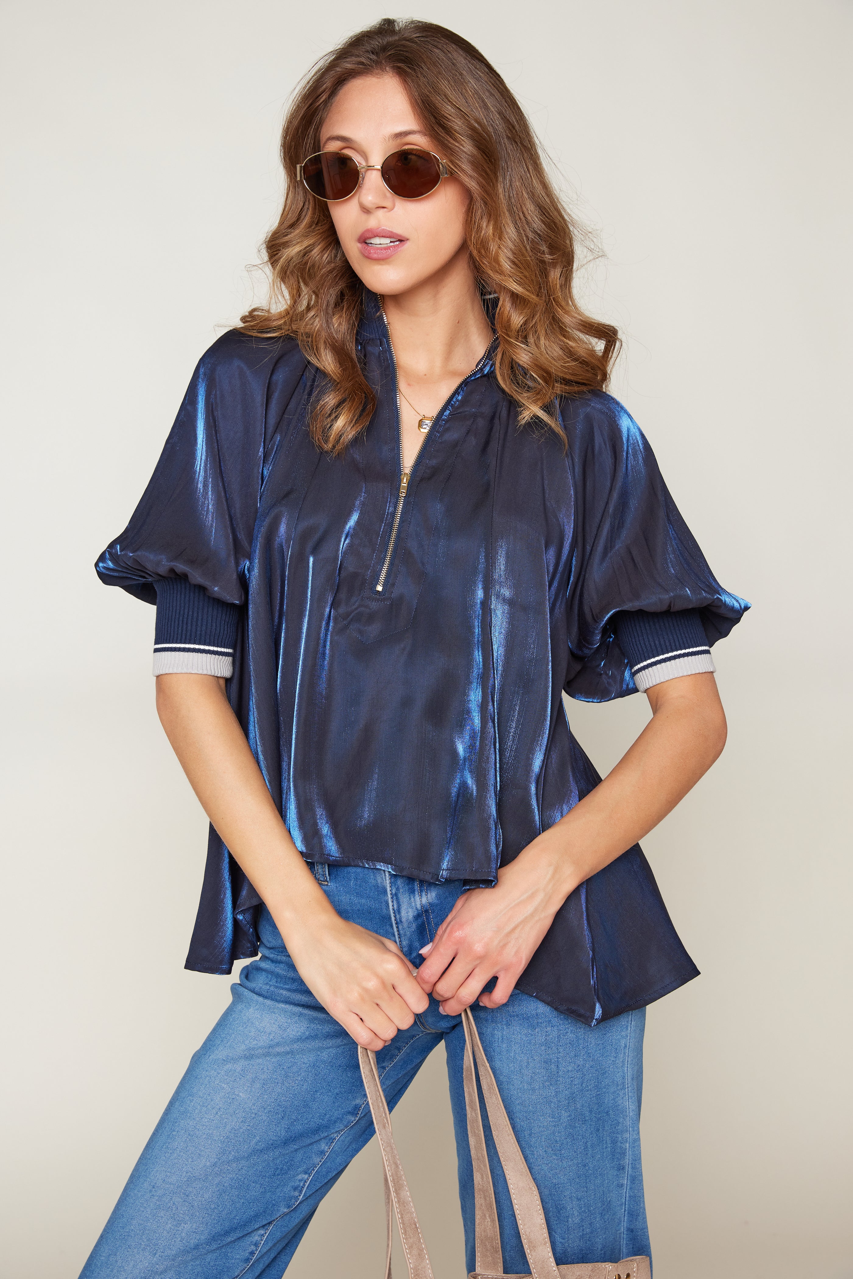 Image of Greer Puff Sleeve Blouse