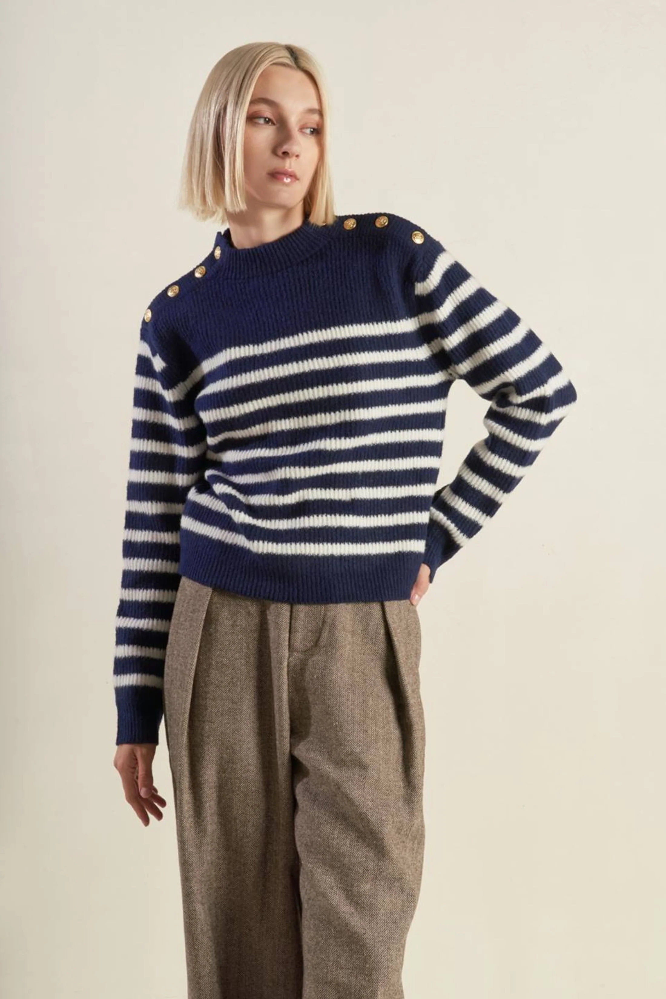Image of Dylan Striped Sweater